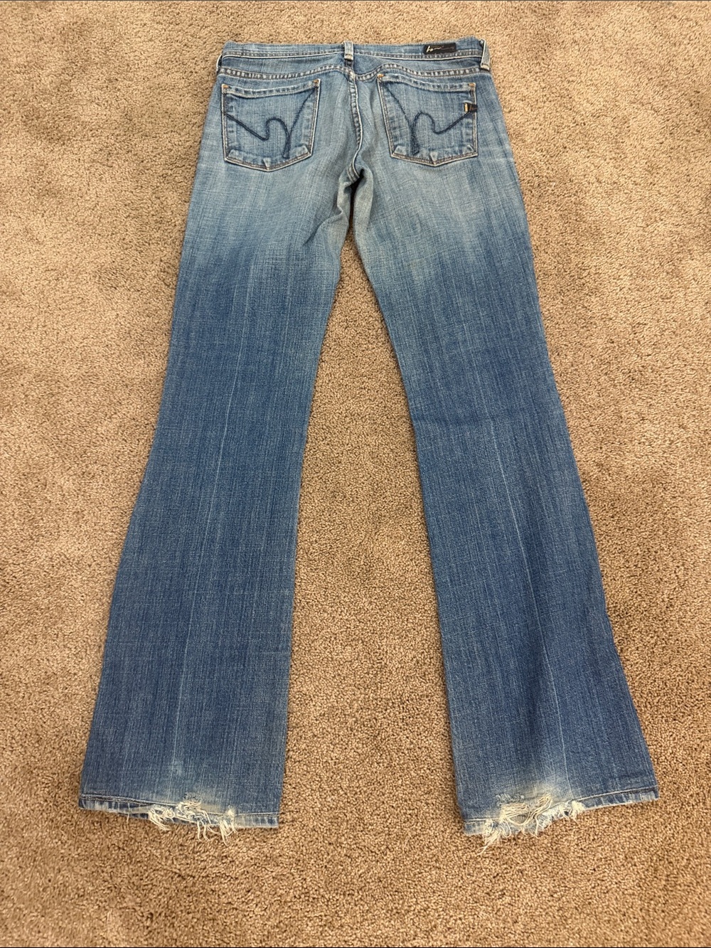 Citizens Of Humanity Light Blue Flare Jeans - Picture 6 of 7